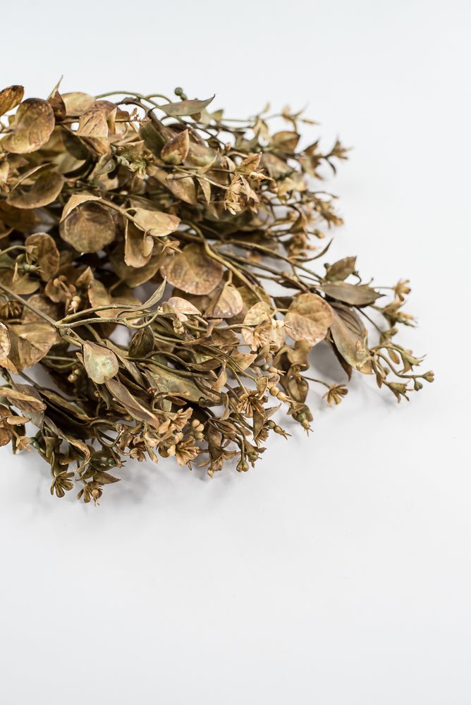 Mixed Leaves Bush - gold beige - Greenery Marketgreenery57099BE