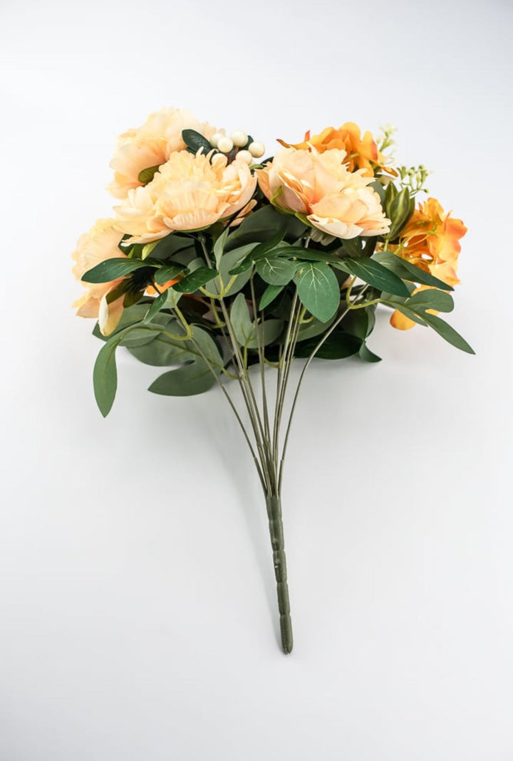 Mixed Peonies And Hydrangea Bush - Peach - Greenery Market84955 - PH