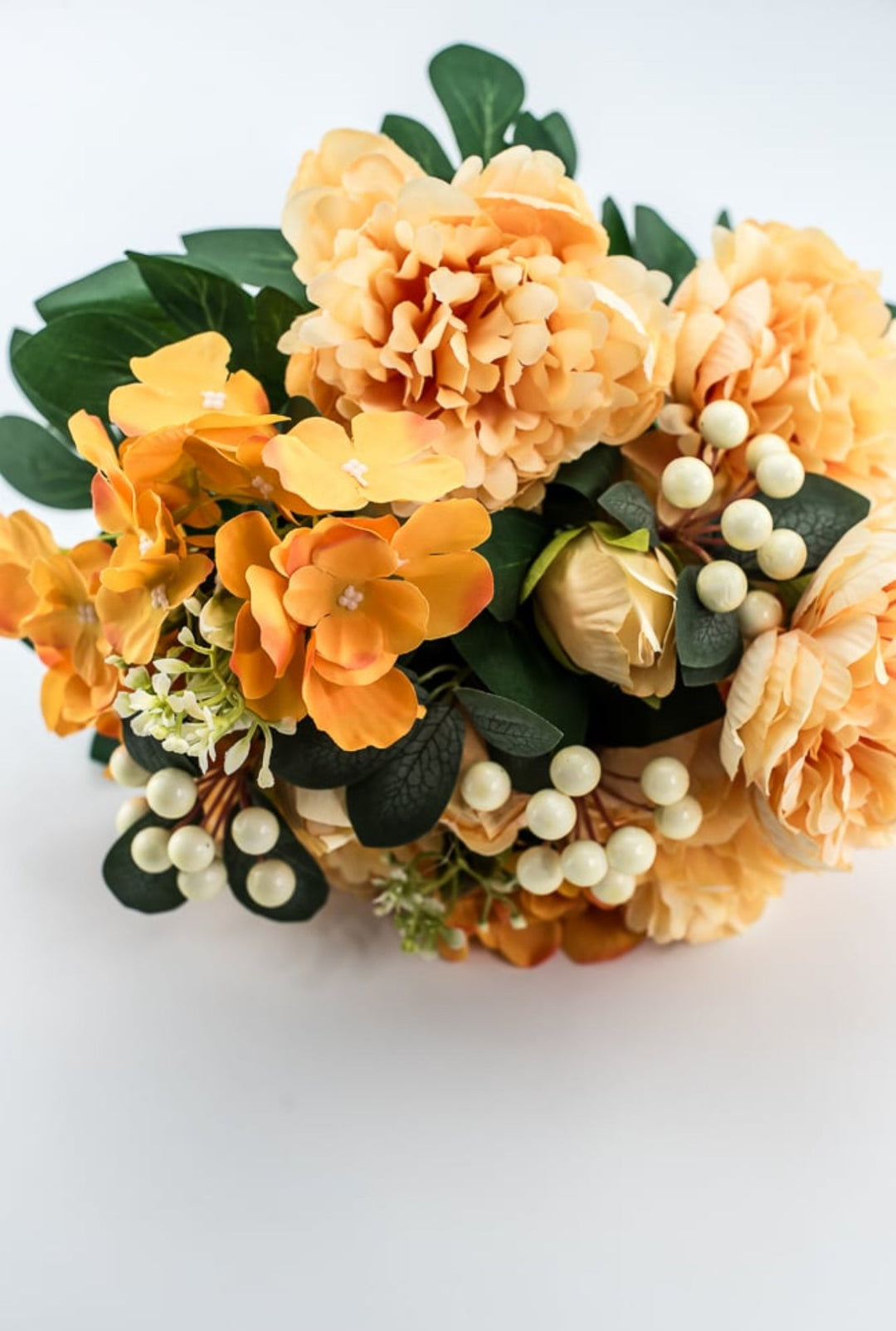 Mixed Peonies And Hydrangea Bush - Peach - Greenery Market84955 - PH