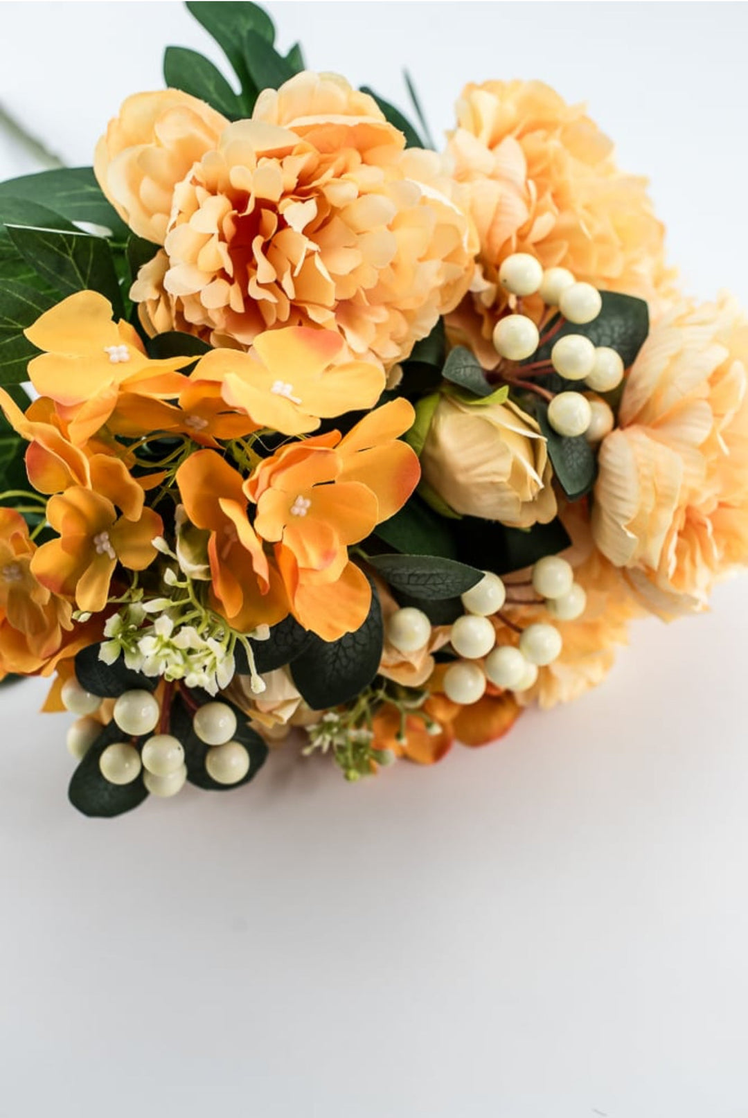 Mixed Peonies And Hydrangea Bush - Peach - Greenery Market84955 - PH