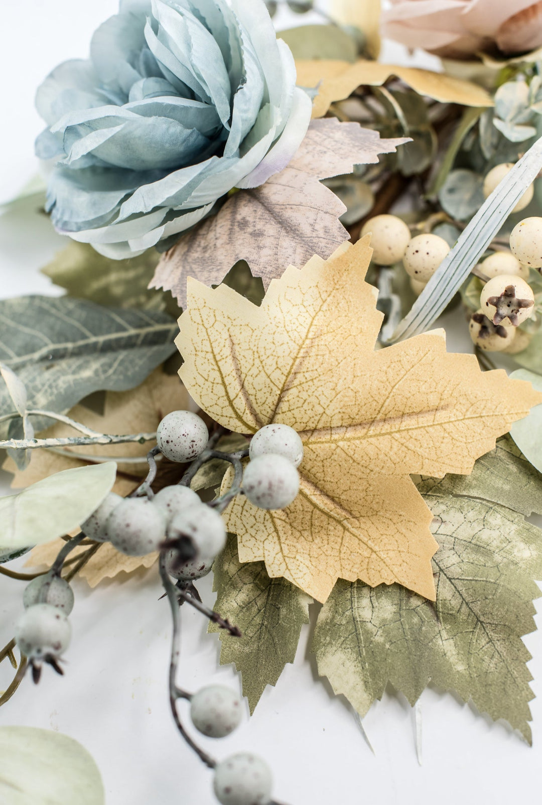 Mixed Peonies and Pumpkin Spray - Greenery Market23071
