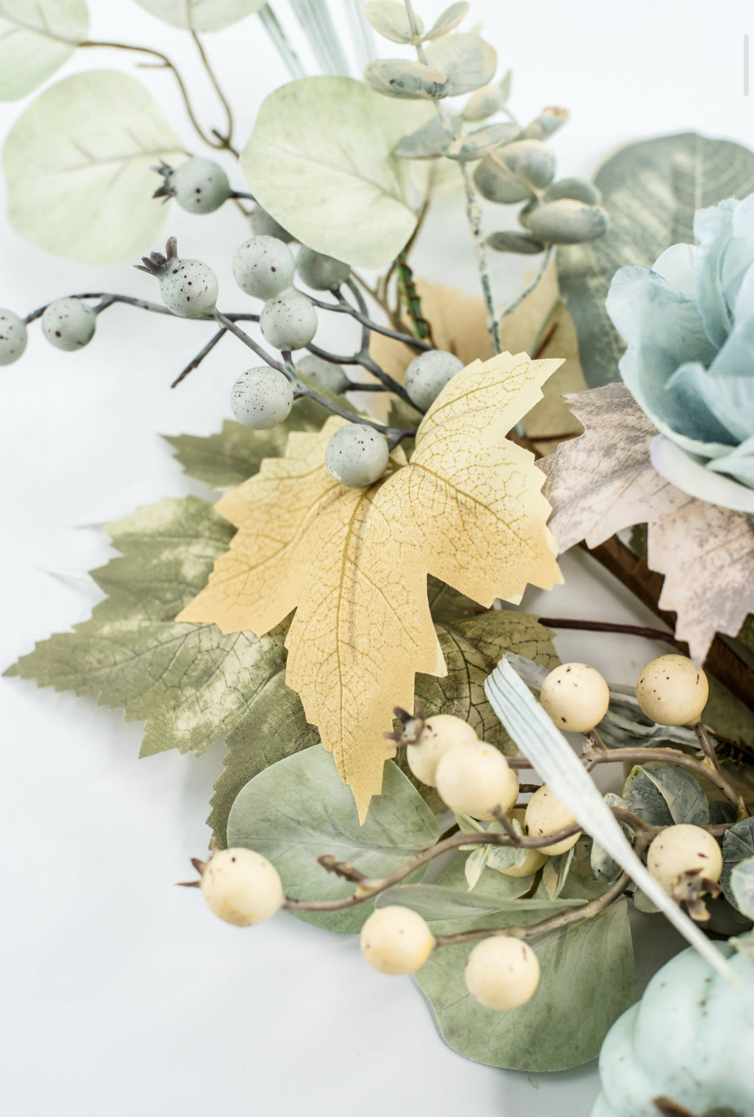 Mixed Peonies and Pumpkin Spray - Greenery Market23071