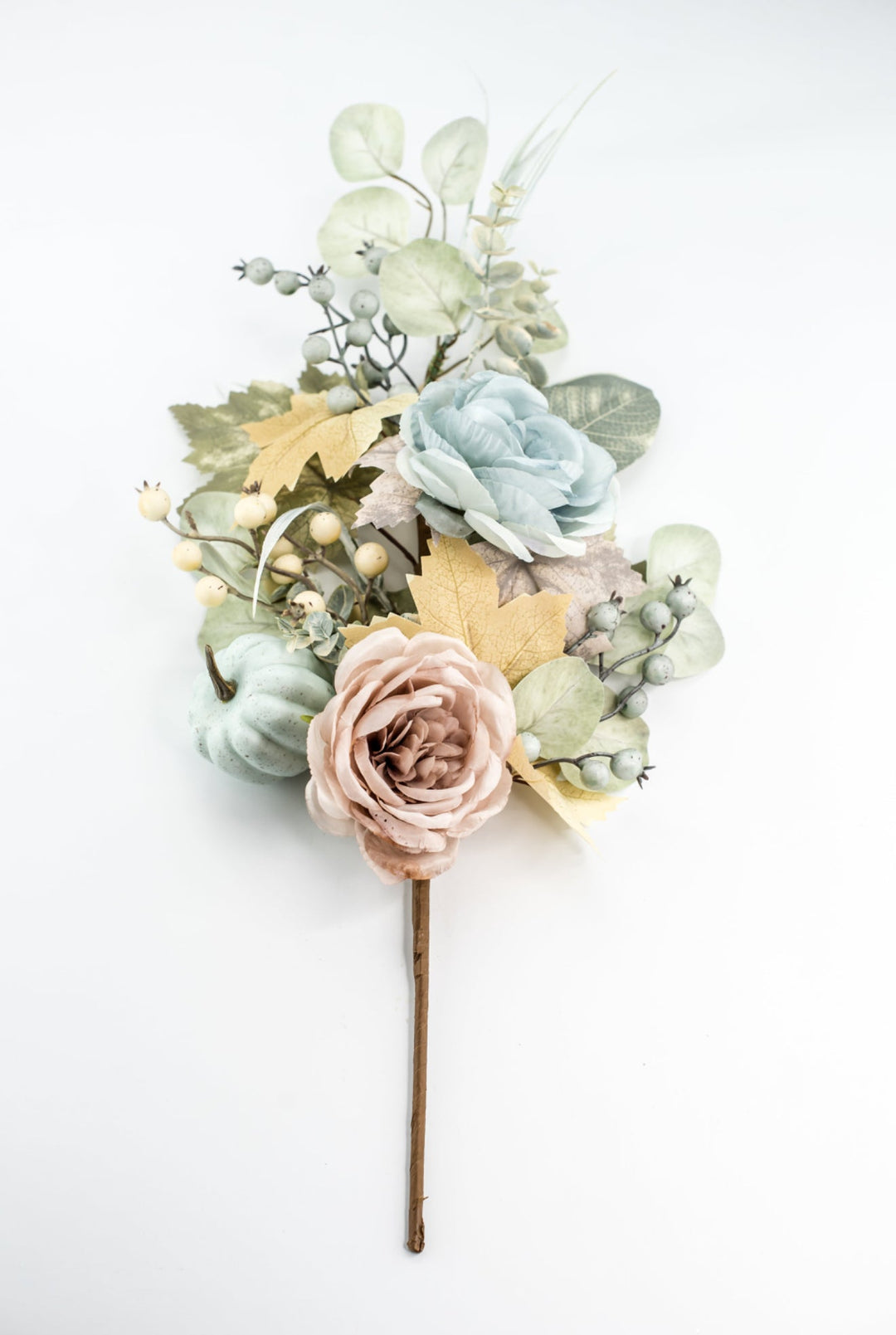 Mixed Peonies and Pumpkin Spray - Greenery Market23071