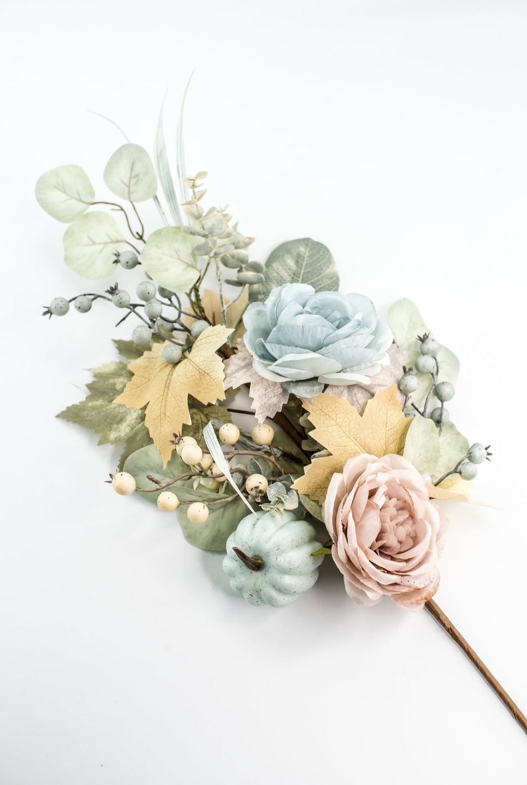 Mixed Peonies and Pumpkin Spray - Greenery Market23071