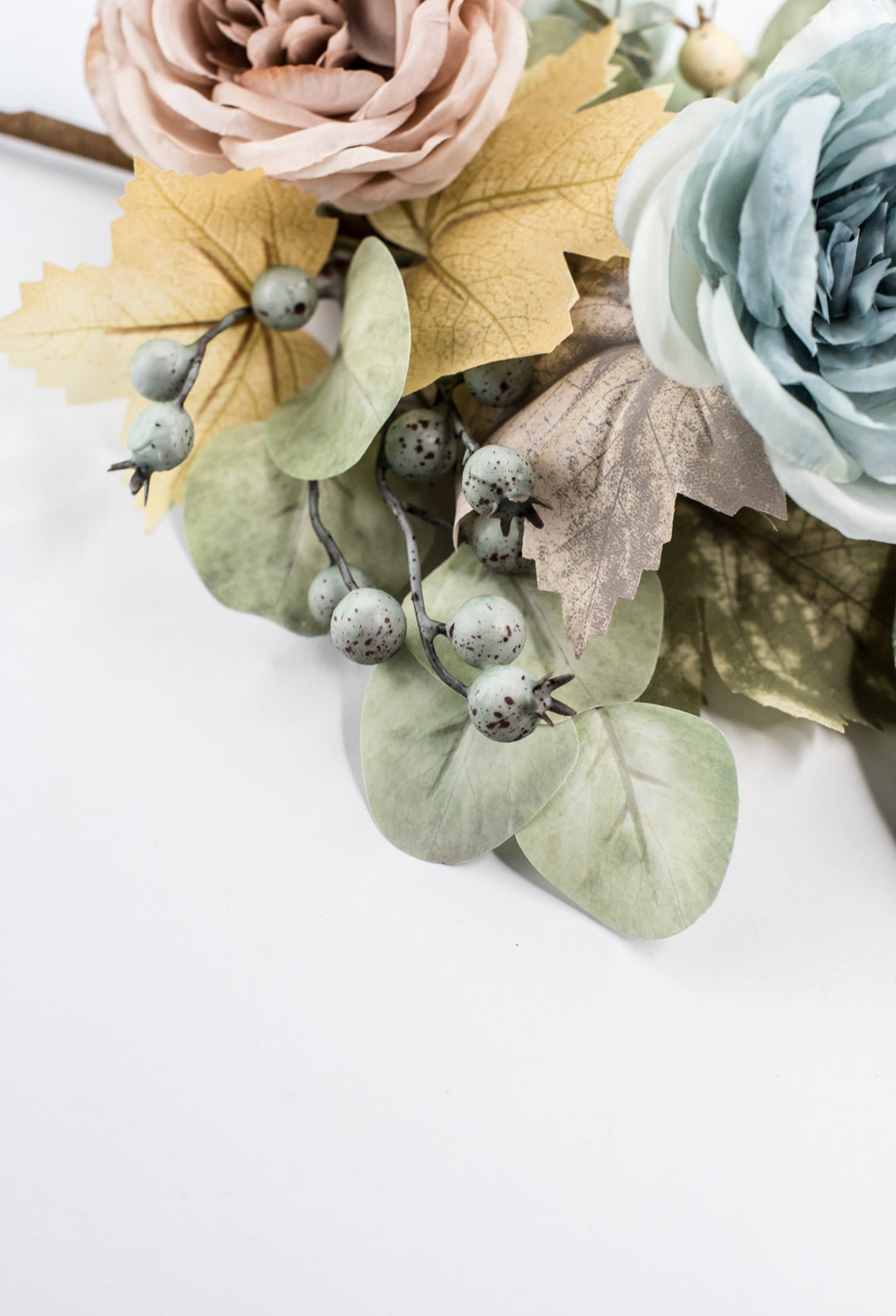 Mixed Peonies and Pumpkin Spray - Greenery Market23071