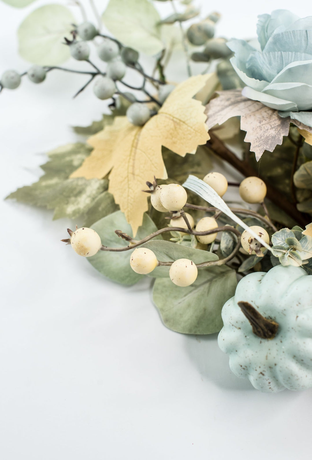 Mixed Peonies and Pumpkin Spray - Greenery Market23071