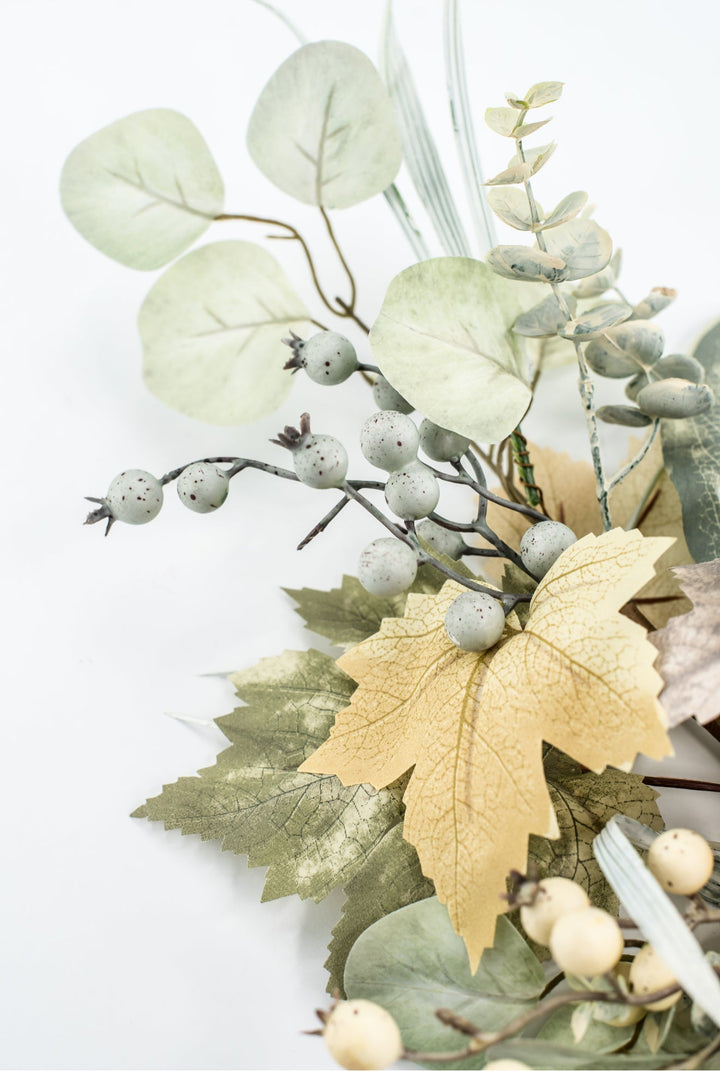 Mixed Peonies and Pumpkin Spray - Greenery Market23071