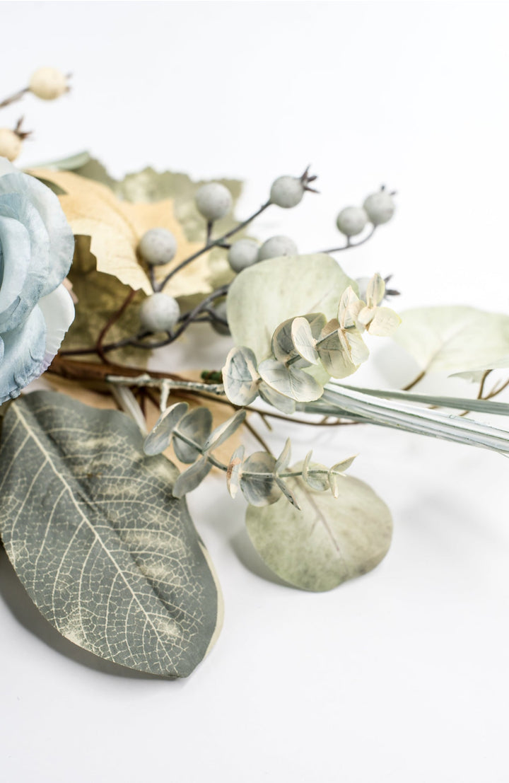 Mixed Peonies and Pumpkin Spray - Greenery Market23071