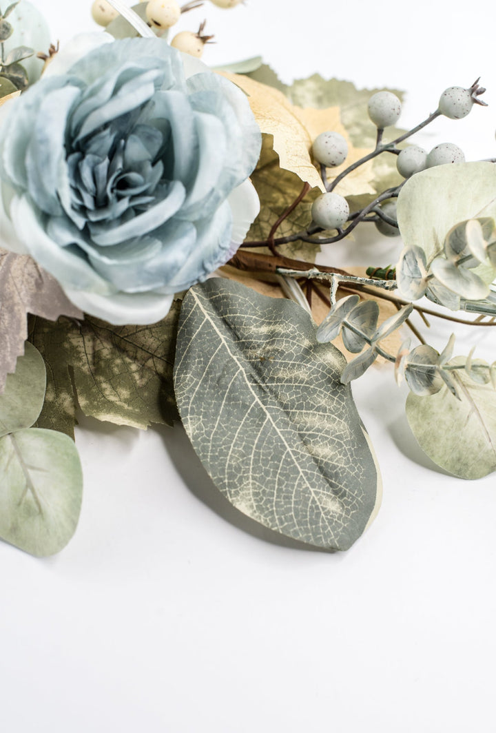 Mixed Peonies and Pumpkin Spray - Greenery Market23071