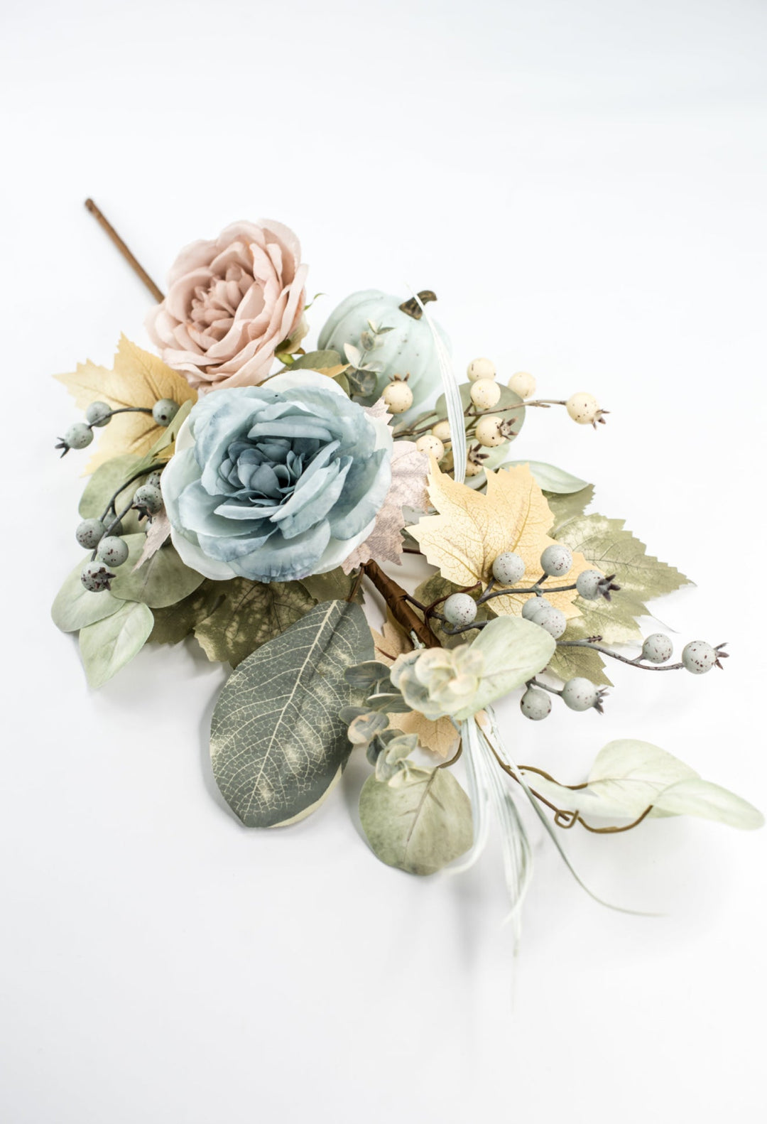 Mixed Peonies and Pumpkin Spray - Greenery Market23071