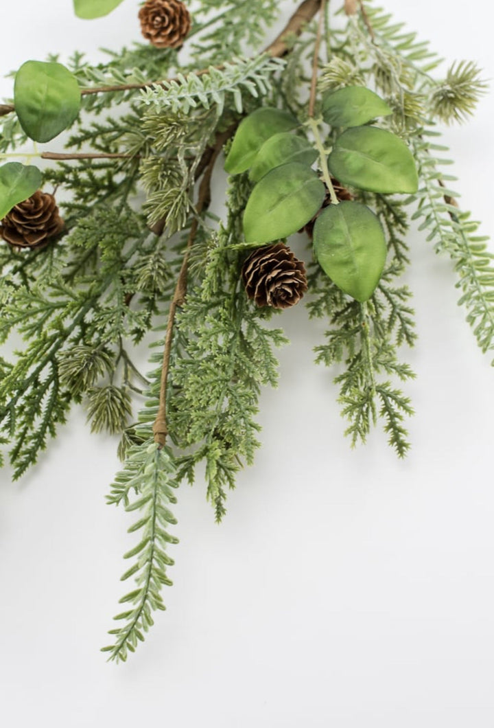 Mixed pine and cone spray - Greenery MarketWinter and ChristmasX1876 - MG