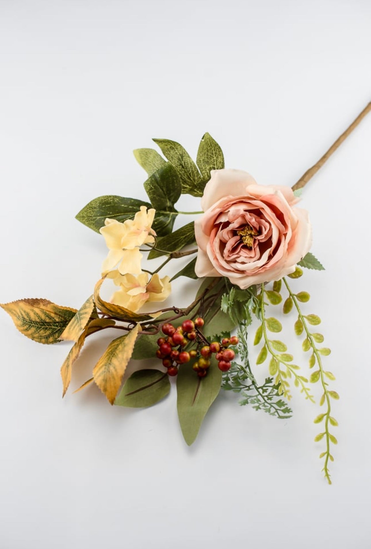 Mixed Rose, hydrangeas, and berry pick - Greenery MarketArtificial FloraPM2880-CINMV
