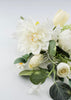 Mixed tulip and dahlia flower bush - cream - Greenery MarketArtificial Flora64115