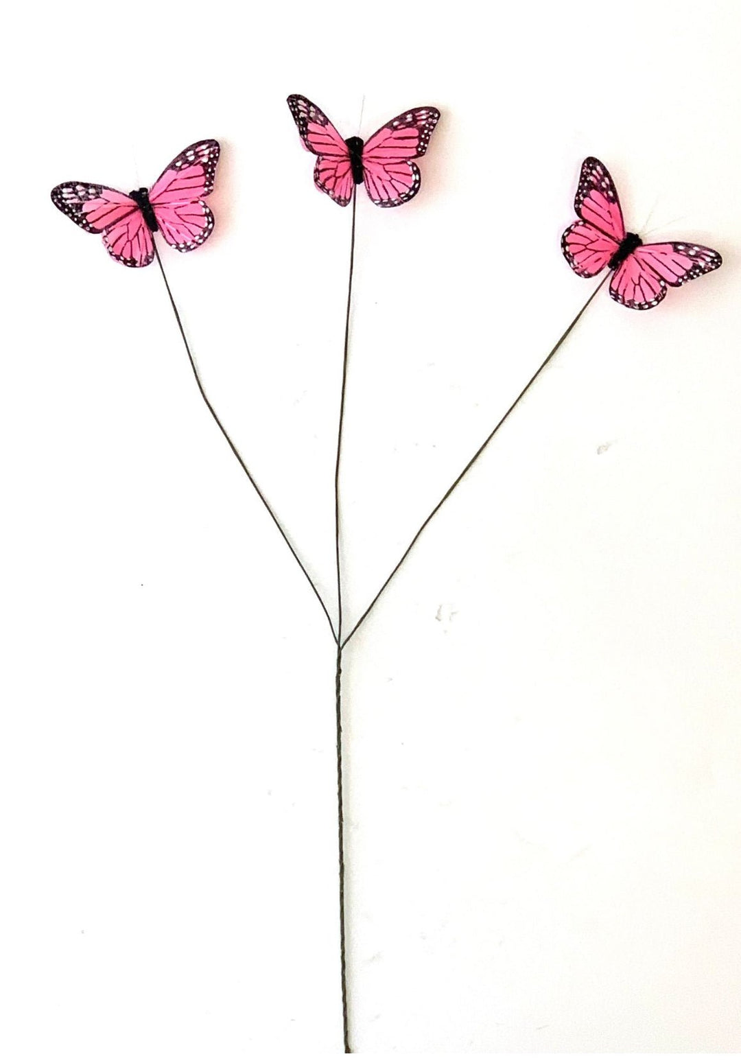 Monarch Butterflies sprays x 6 sprays - pink - Greenery MarketWreath attachmentsPRBF6003PK