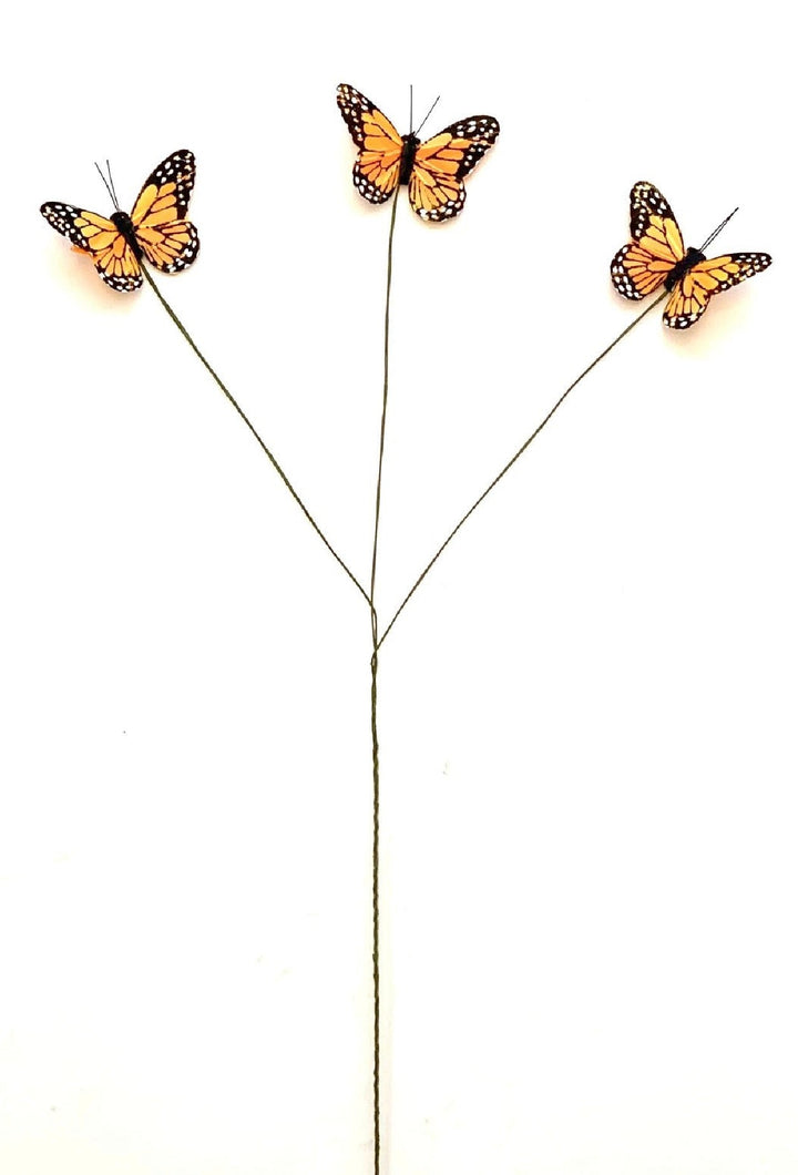 Monarch Butterflies sprays x 6 sprays - Greenery MarketWreath attachmentsPRBF6000OR