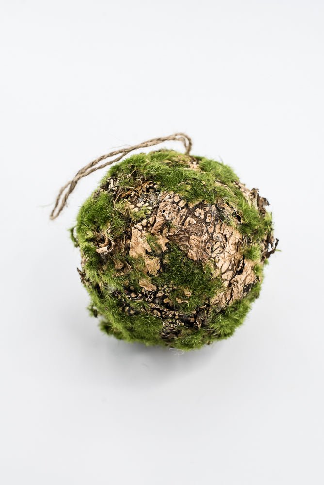 Moss and Lichen Orb Ball Ornament - Greenery MarketAC316/M