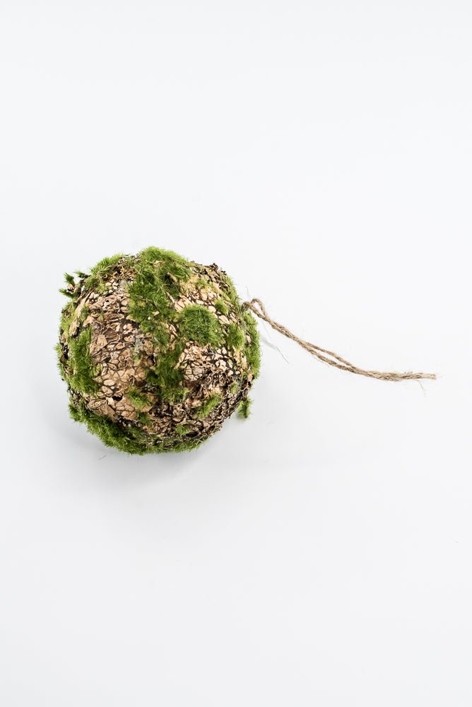 Moss and Lichen Orb Ball Ornament - Greenery MarketAC316/M