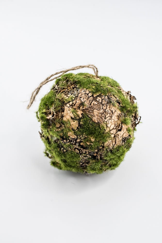 Moss and Lichen Orb Ball Ornament - Greenery MarketAC316/M
