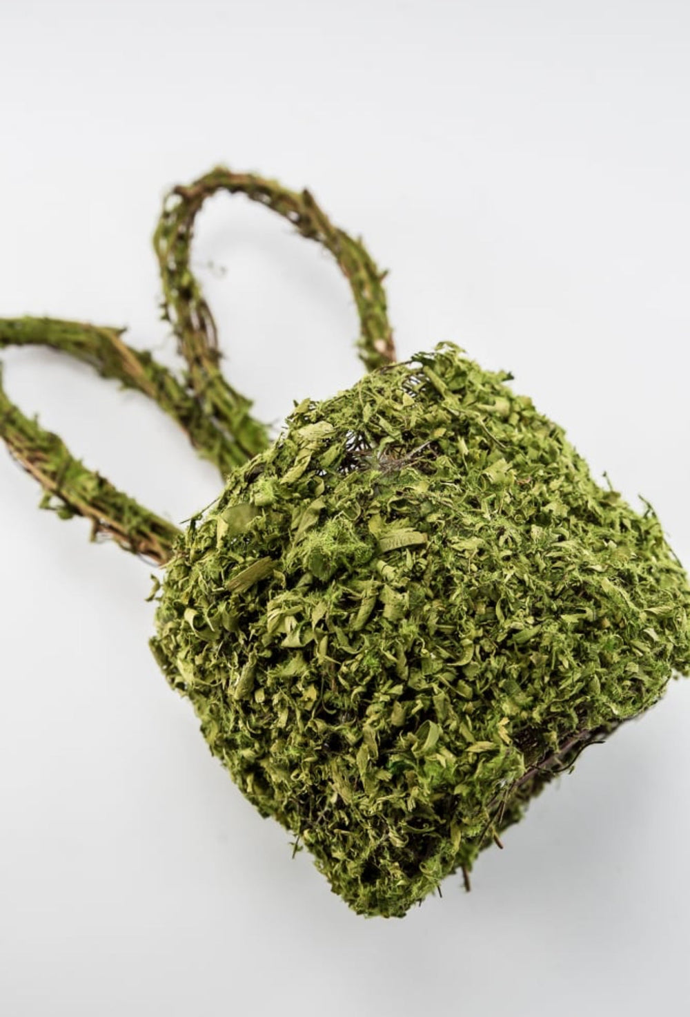 Moss Bunny Ears Basket - Greenery Market63656GN