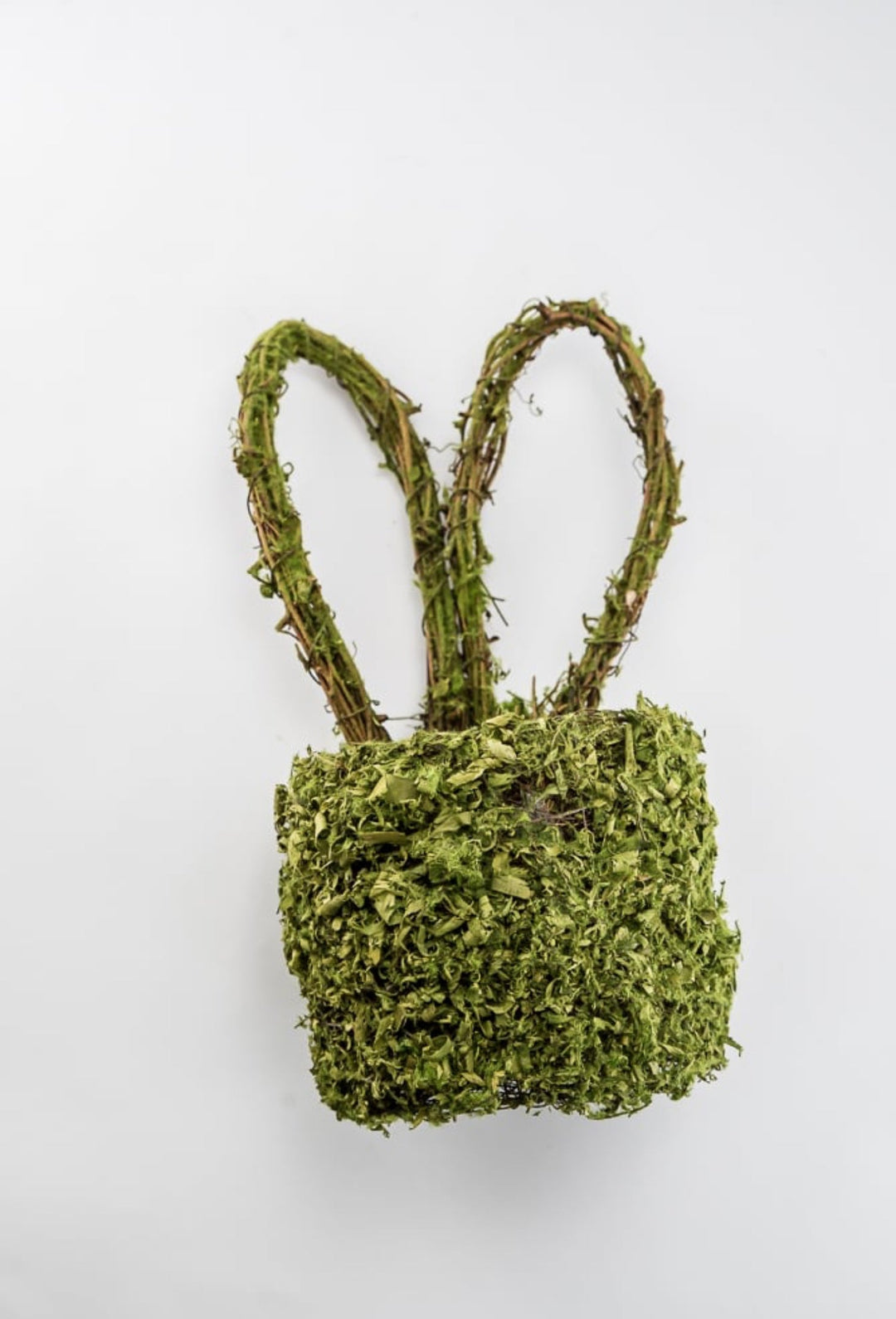 Moss Bunny Ears Basket - Greenery Market63656GN