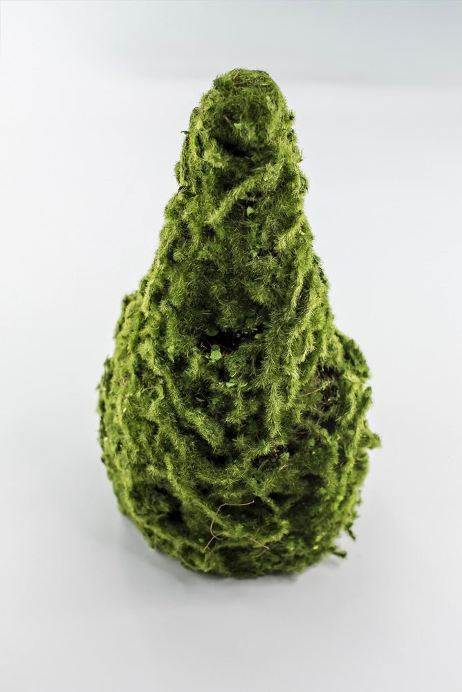 moss cone tree or container 12" green - Greenery Marketwreath base & containersMTF24149