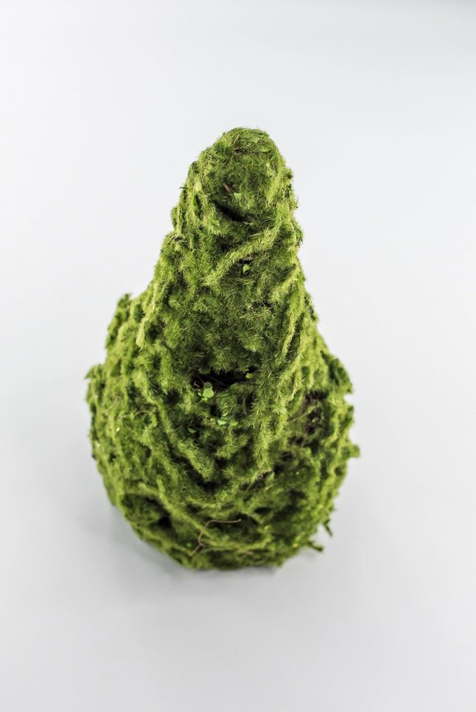 moss cone tree or container 12" green - Greenery Marketwreath base & containersMTF24149