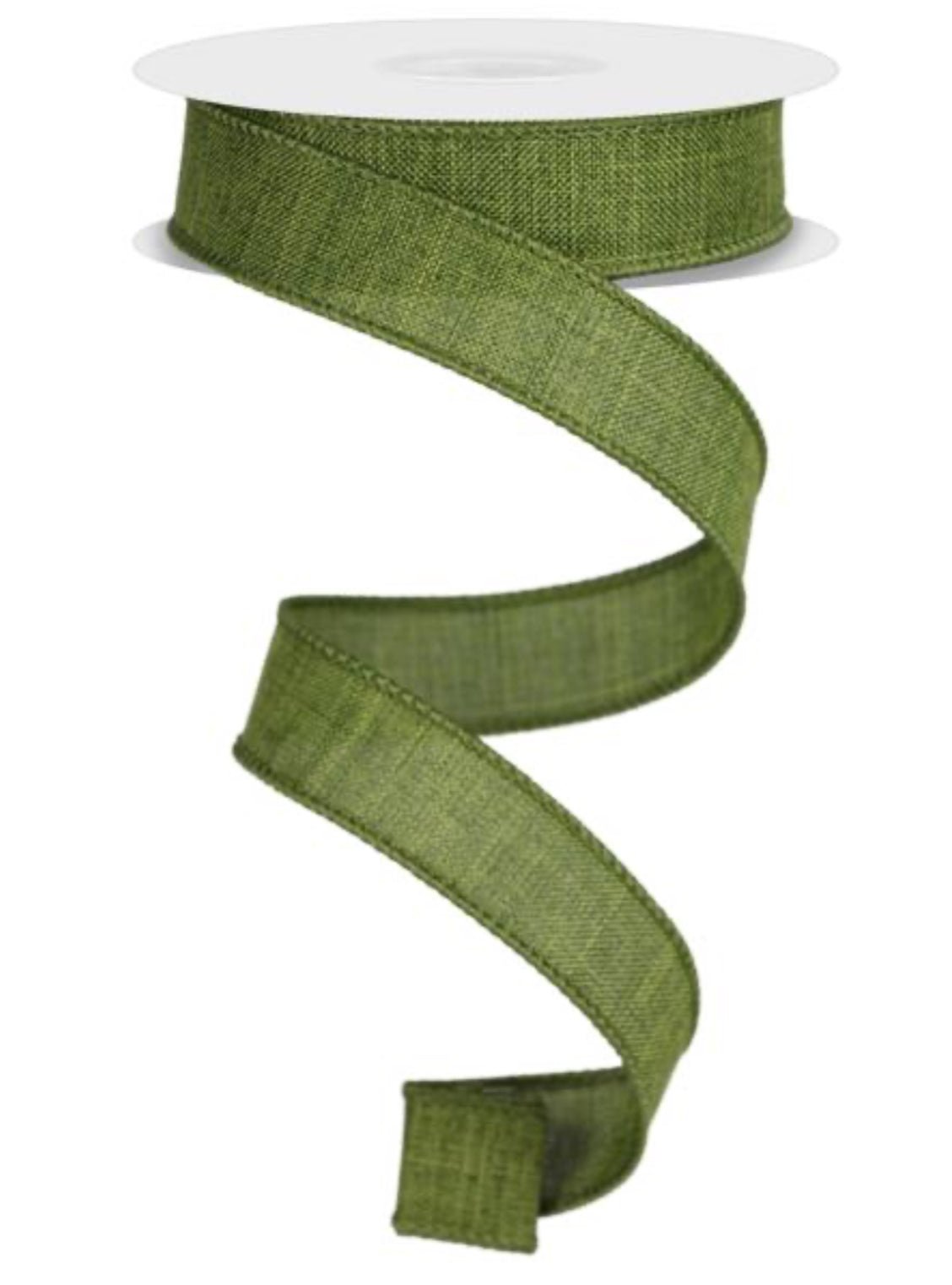 Moss green 7/8” skinny wired ribbon - Greenery MarketRibbons & TrimRG727852