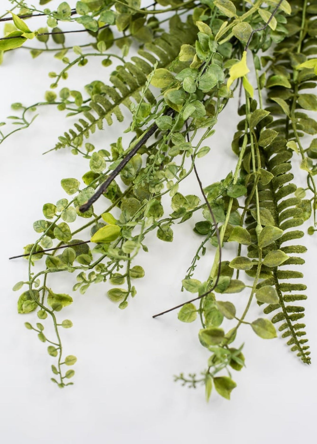 Moss leaves and Fern greenery spray - Greenery MarketArtificial Flora63039sp28