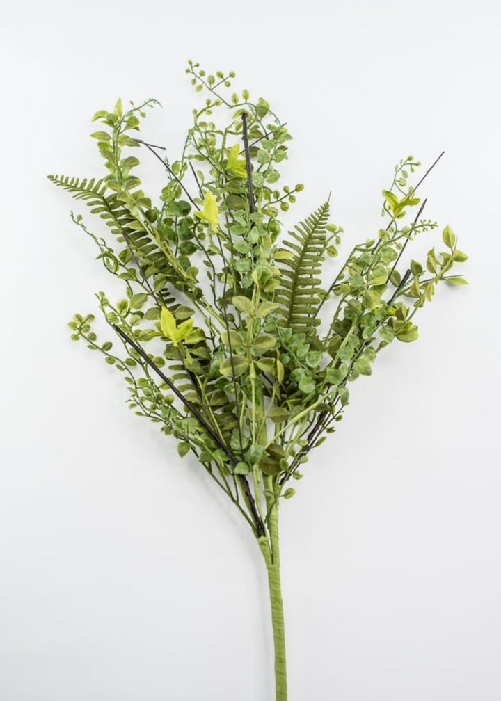 Moss leaves and Fern greenery spray - Greenery MarketArtificial Flora63039sp28