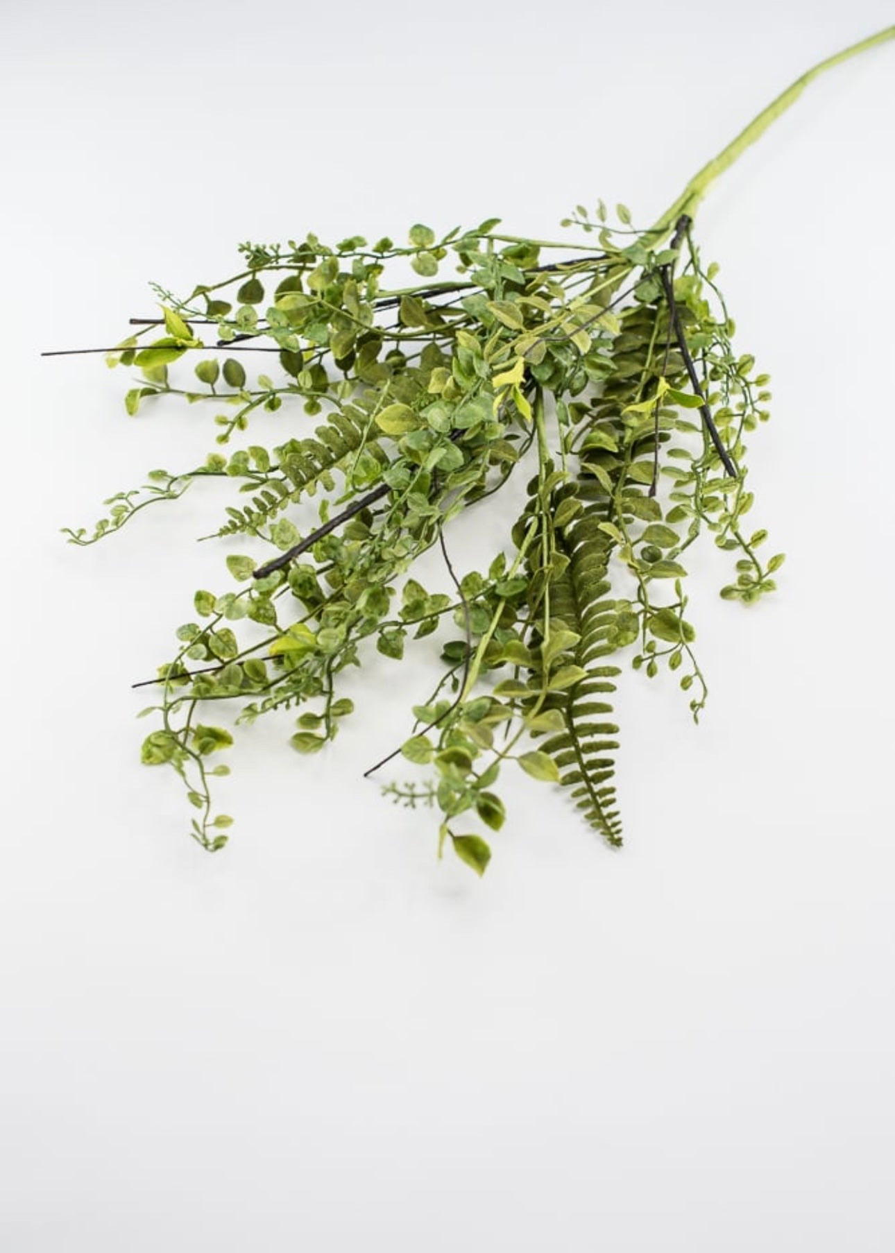 Moss leaves and Fern greenery spray - Greenery MarketArtificial Flora63039sp28