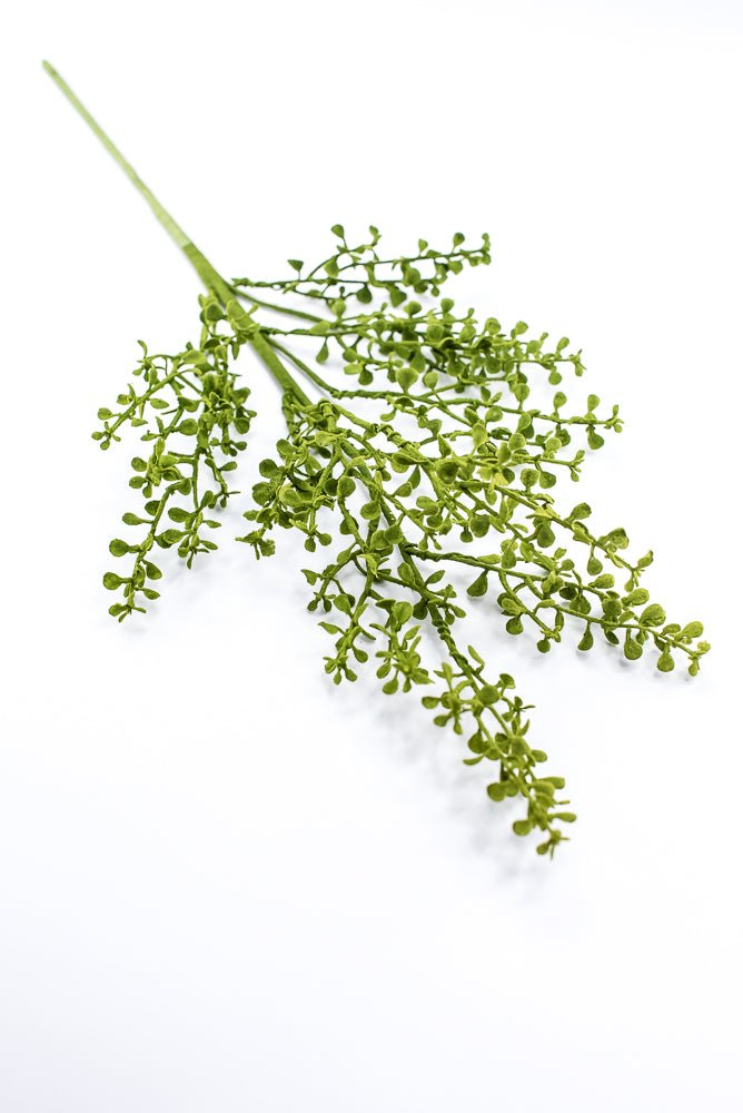Mossy Button Grass Spray - Greenery Market13610GN