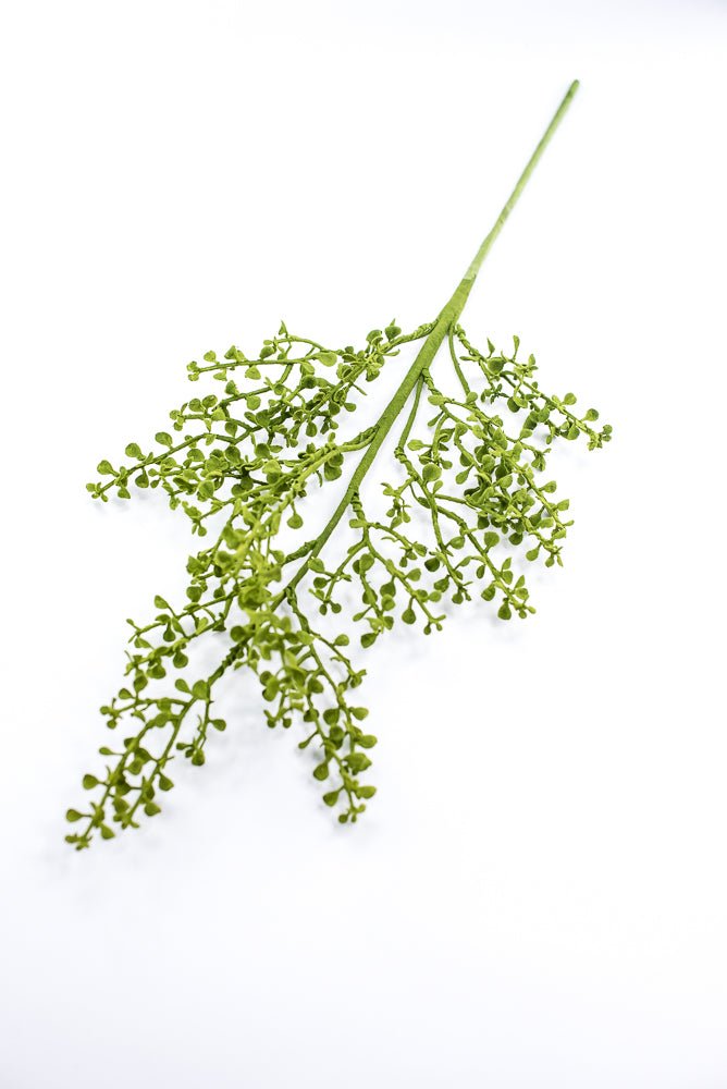 Mossy Button Grass Spray - Greenery Market13610GN