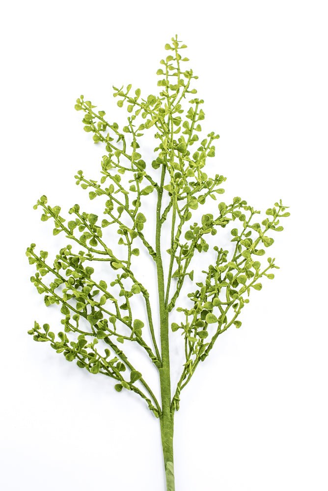 Mossy Button Grass Spray - Greenery Market13610GN