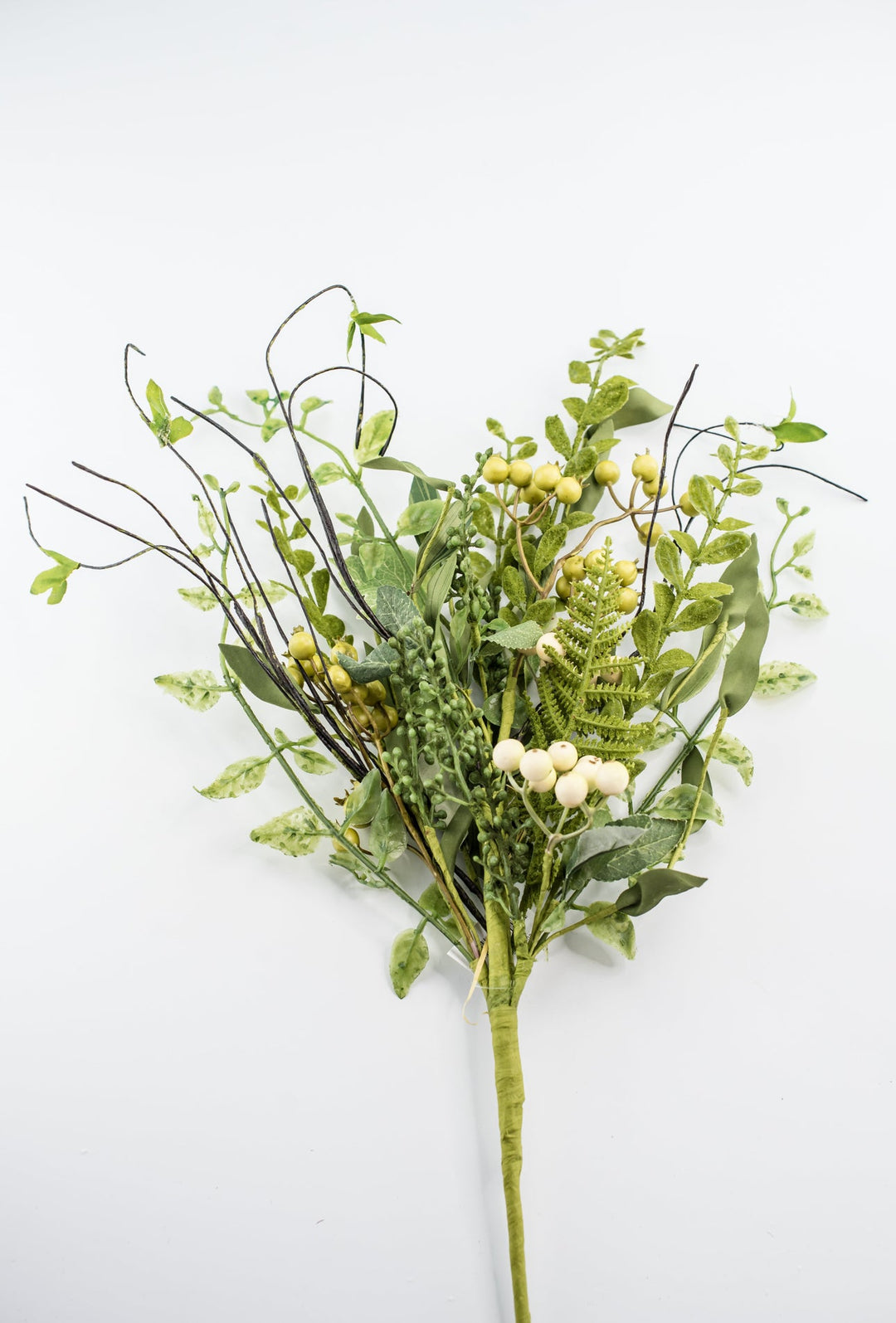 Mossy mixed leaves & twigs spray - Greenery Marketgreenery58455