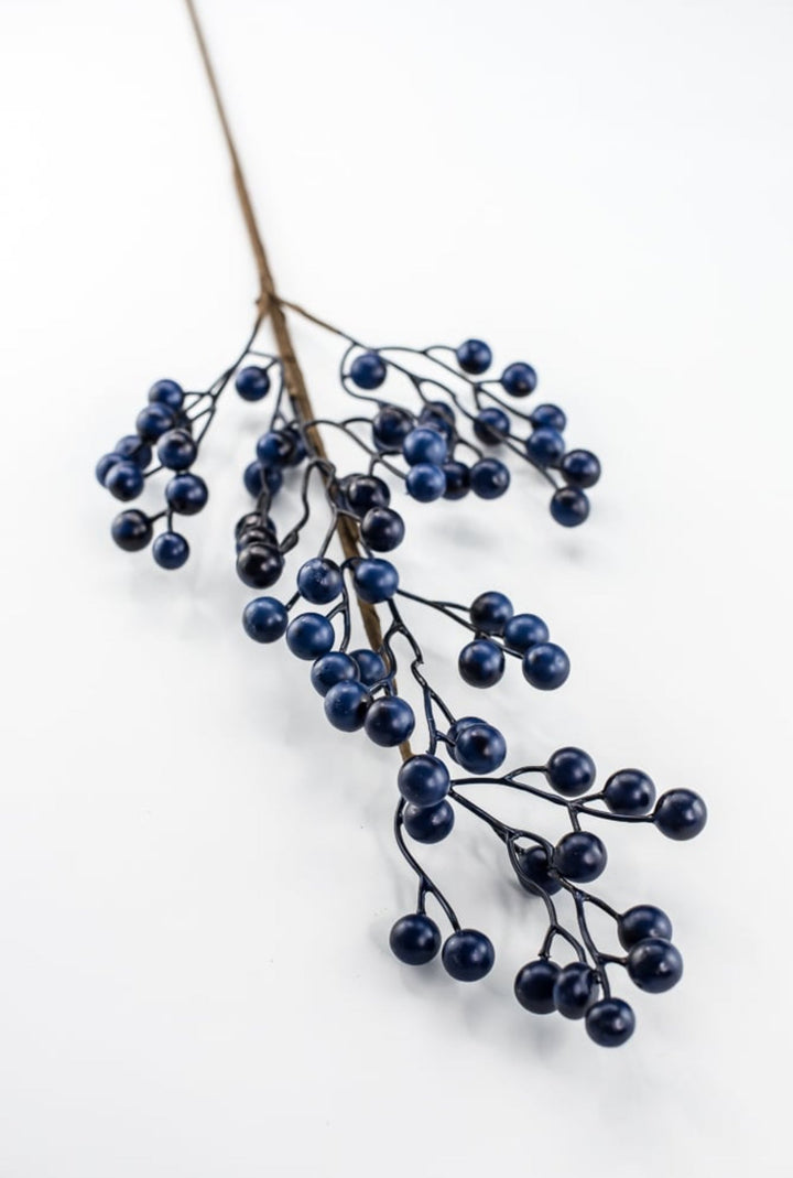 Multi Blue Berry Spray - 28" - Greenery MarketB1716BBK