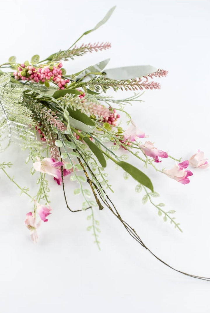 Multi Pink Lavender And Berry Spray - 23" - Greenery MarketArtificial Flora60919-HOT.PK