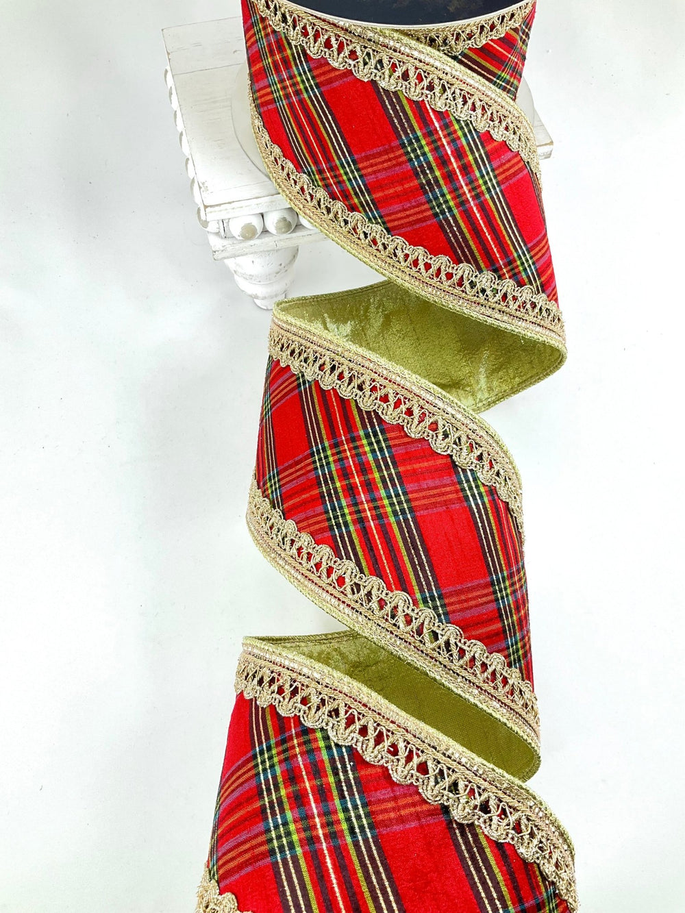 Multi Regal Plaid Farrisilk Wired Ribbon - 4" - Greenery MarketRibbons & TrimRK685-32