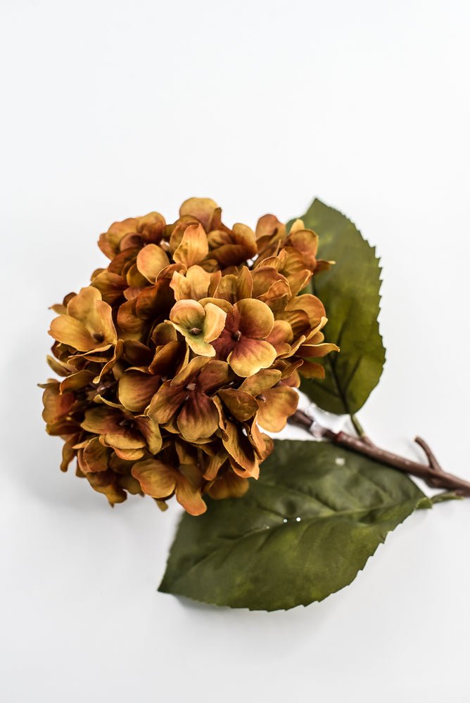 Mustard Hydrangea Spray - 25" - Greenery Market6595MUS