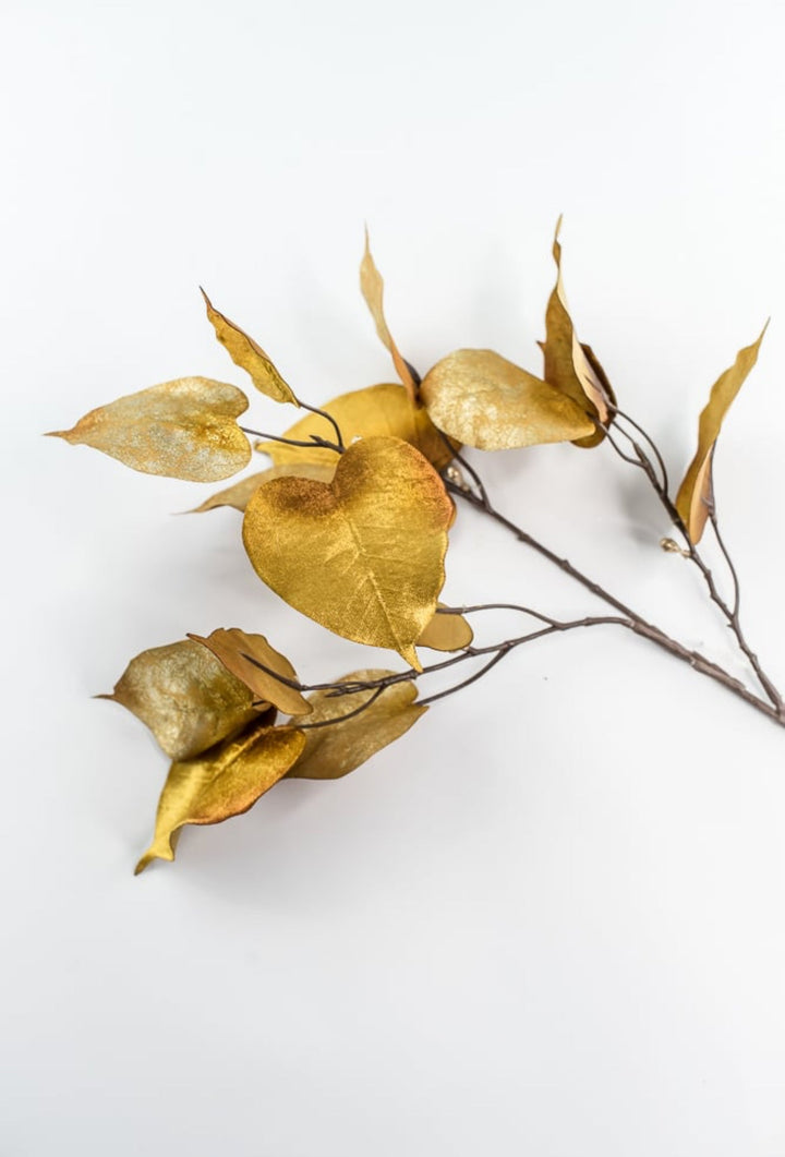 Mustard Velvet Leaf Spray - 30" - Greenery MarketXF679MUS