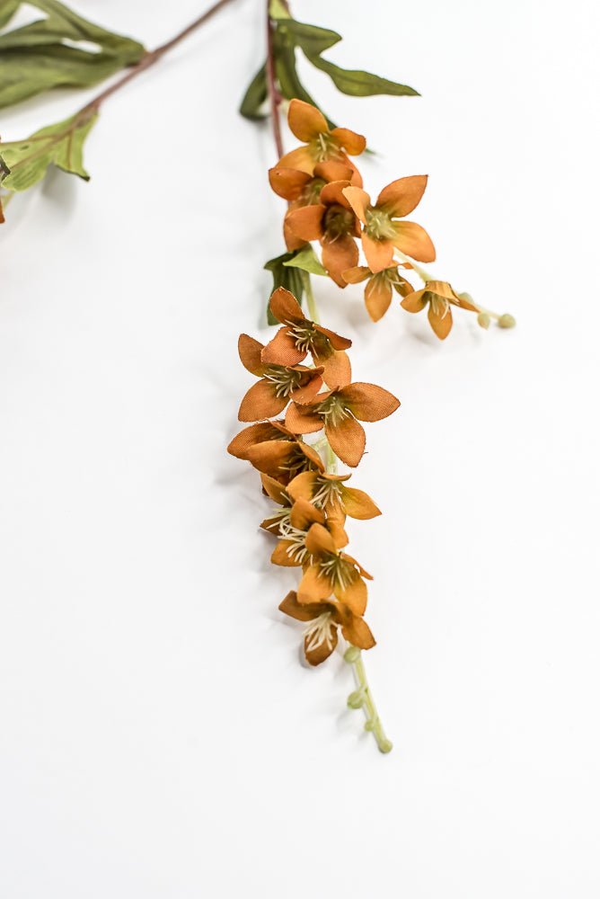 Mustard Wild Vinca Spray - 31" - Greenery Market6590MUS