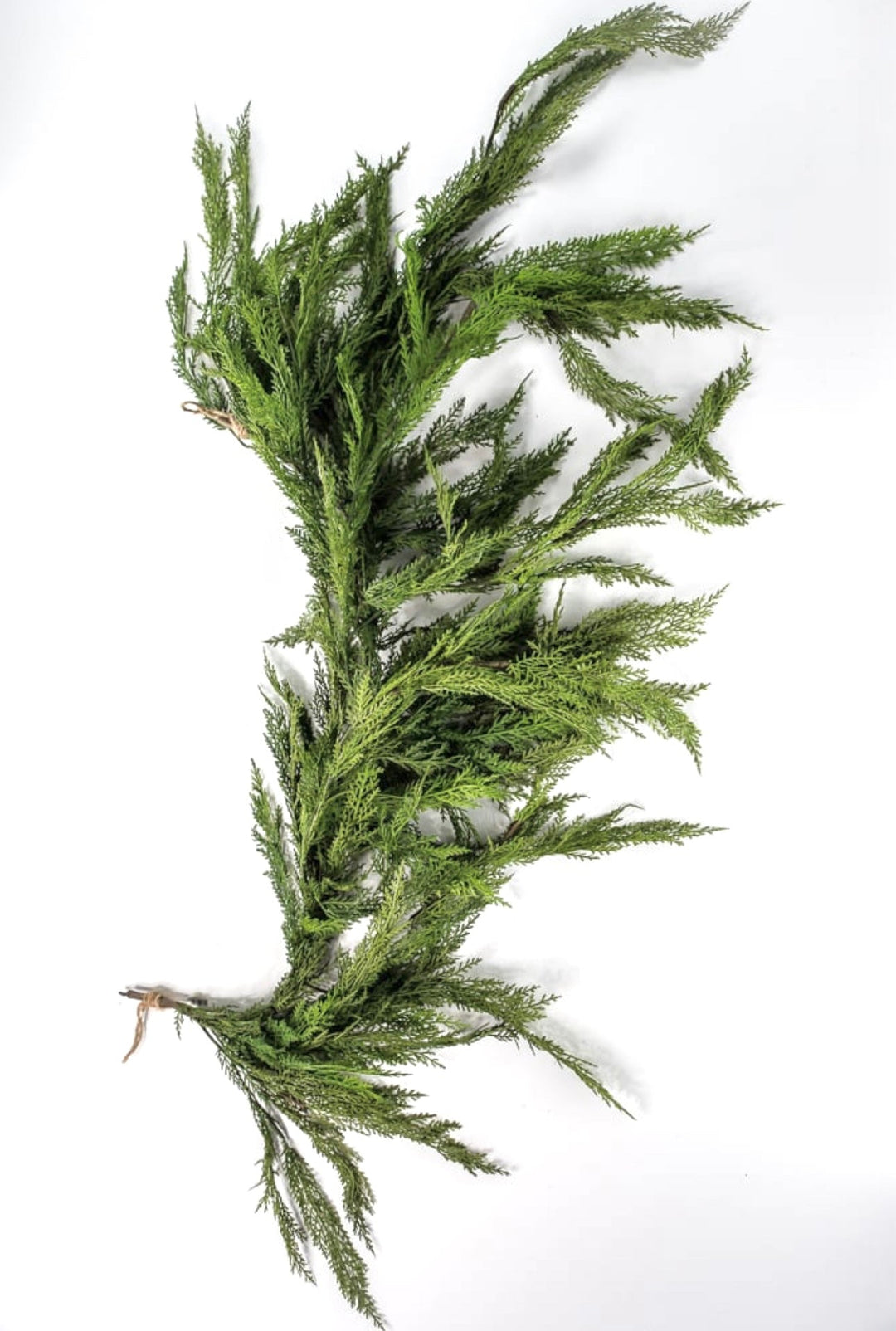 Natural touch dripping cedar garland 40” - Greenery MarketMTX73278