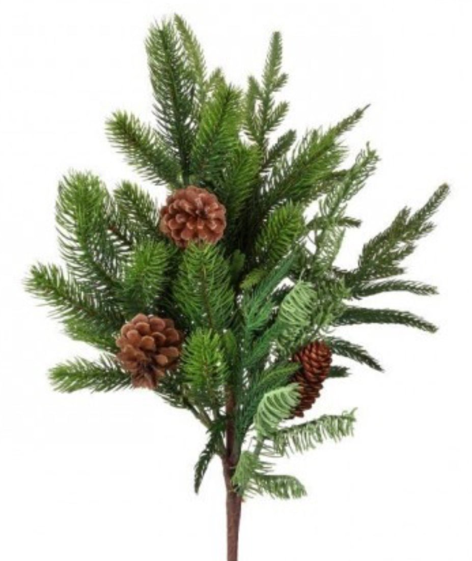 Natural touch, mixed, Norfolk pine spray - Greenery MarketgreeneryMTX68569