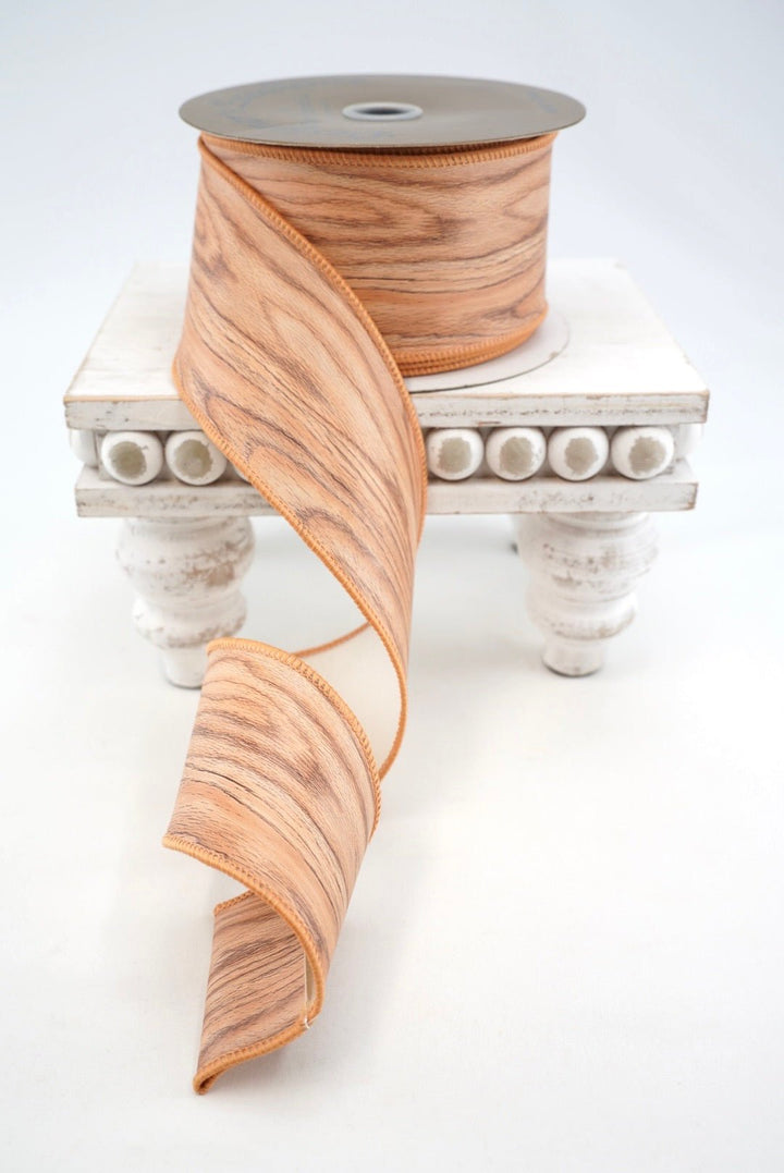 Oak Faux Wood Ribbon - 2.5" - Greenery MarketRibbon212000