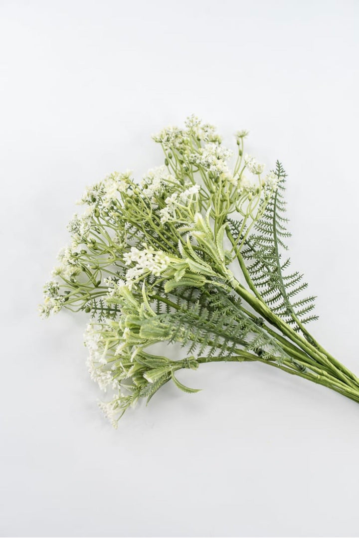 Off White Queen Anne's Filler Bush - 20" - Greenery MarketArtificial Flowers63848CM