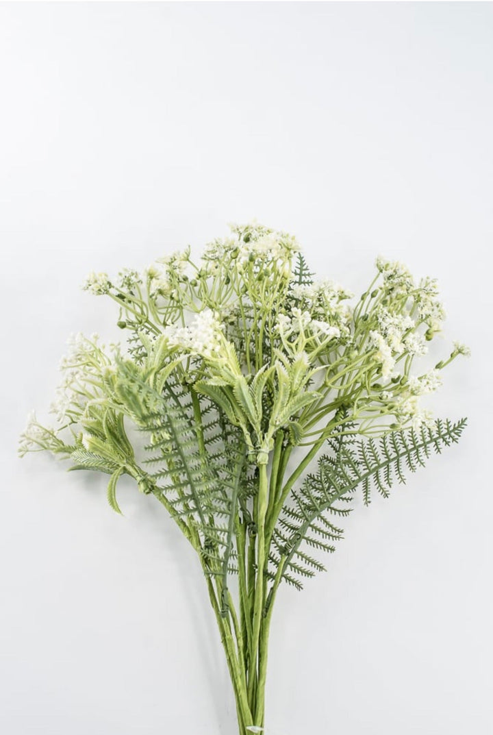 Off White Queen Anne's Filler Bush - 20" - Greenery MarketArtificial Flowers63848CM