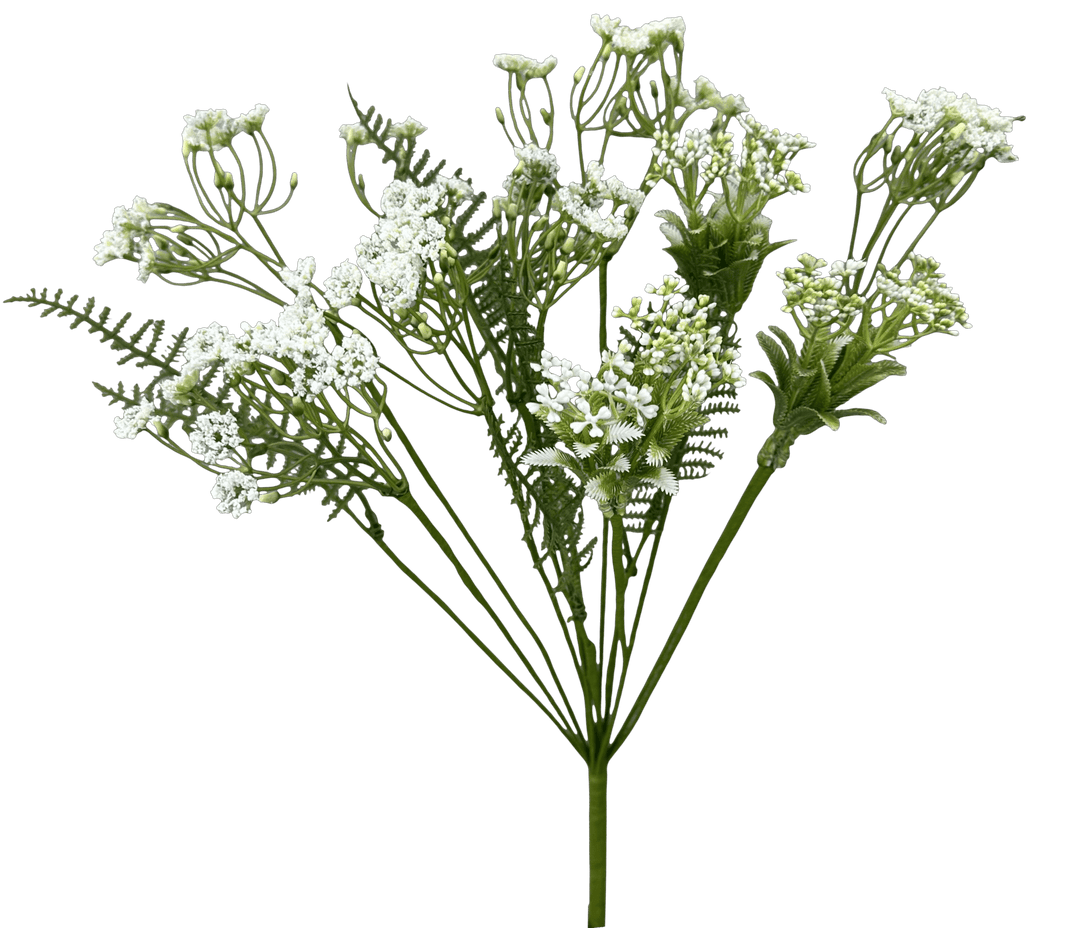 Off White Queen Anne's Filler Bush - 20" - Greenery MarketArtificial Flowers63848CM