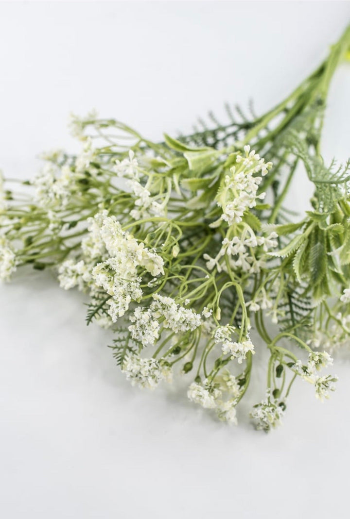 Off White Queen Anne's Filler Bush - 20" - Greenery MarketArtificial Flowers63848CM