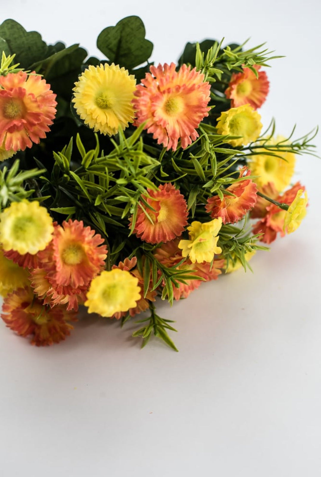 Orange And Yellow Filler Flower Bush - Greenery MarketArtificial Flora85044 - ORYEL