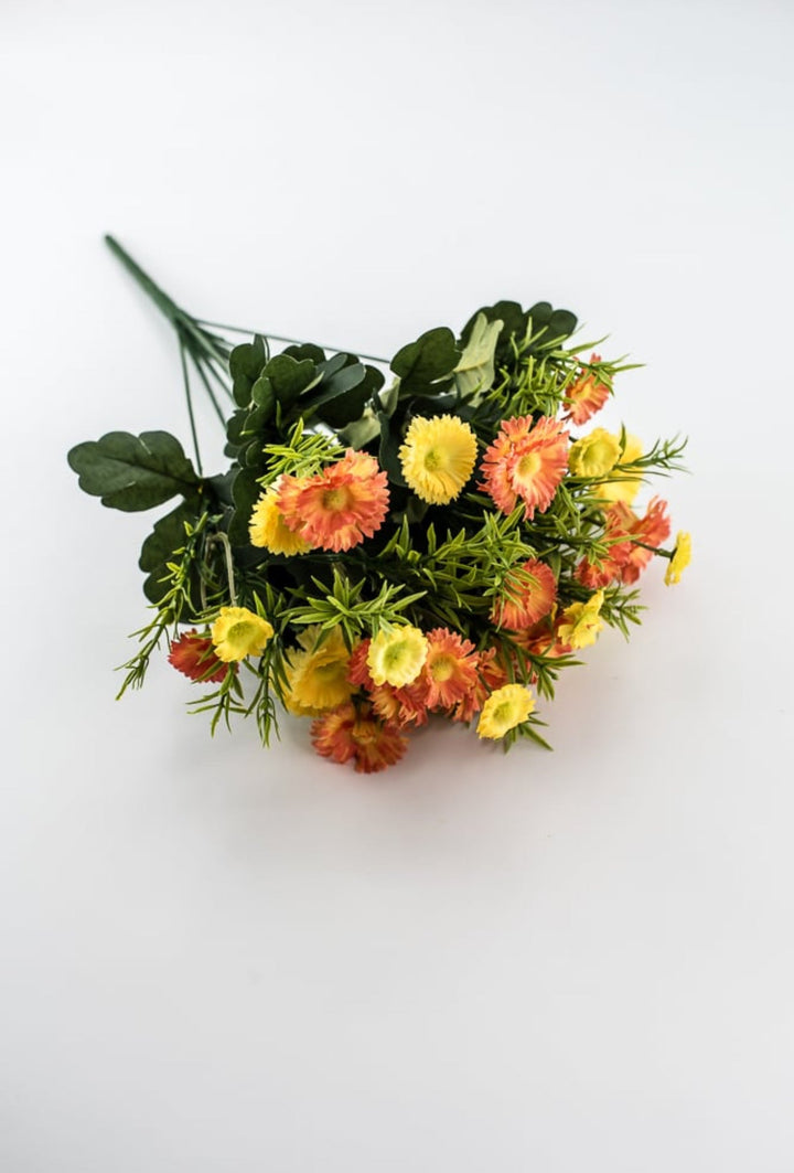 Orange And Yellow Filler Flower Bush - Greenery MarketArtificial Flora85044 - ORYEL