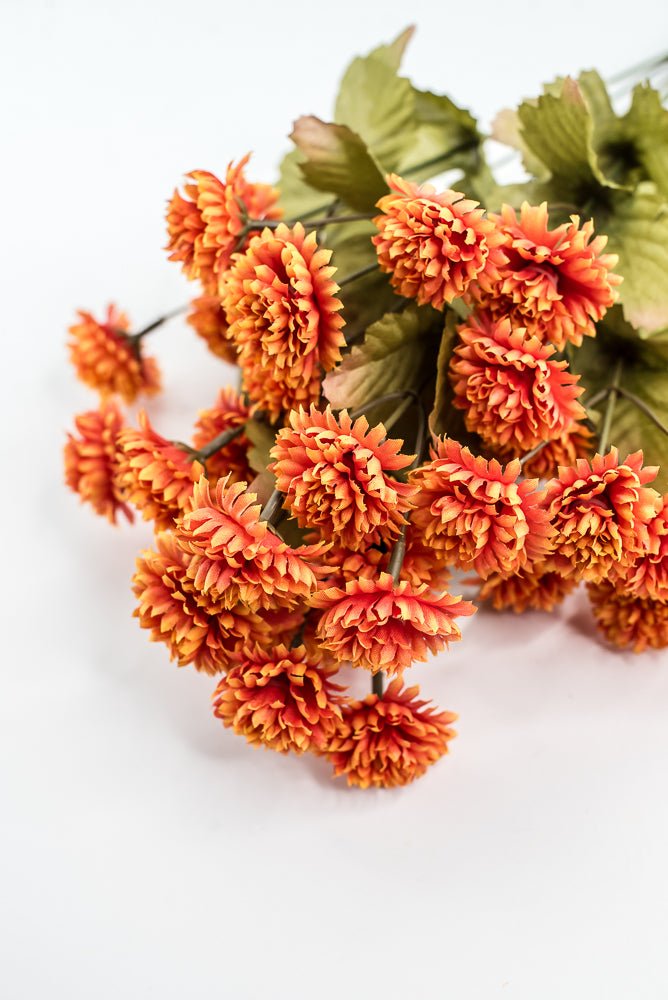 Orange, Artificial Mum Bush - GM Exclusive - Greenery MarketGM332202OR
